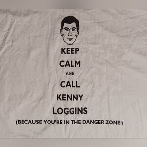 Keep Calm Kenny Loggins Danger Zone t-shirt funny Footloose guitar rock
